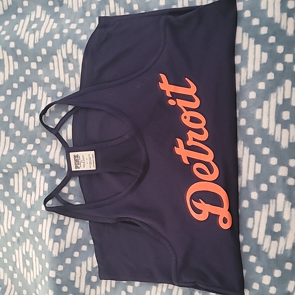 Victoria secret Pink Detroit tigers tank